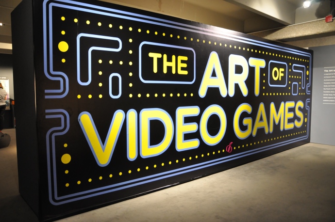 The entrance to the Art of Video Games exhibition at the Brooks Museum. (Source: Memphis Brooks Museum of Art)